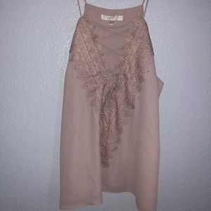 NWOT WAYF Lace Blouse